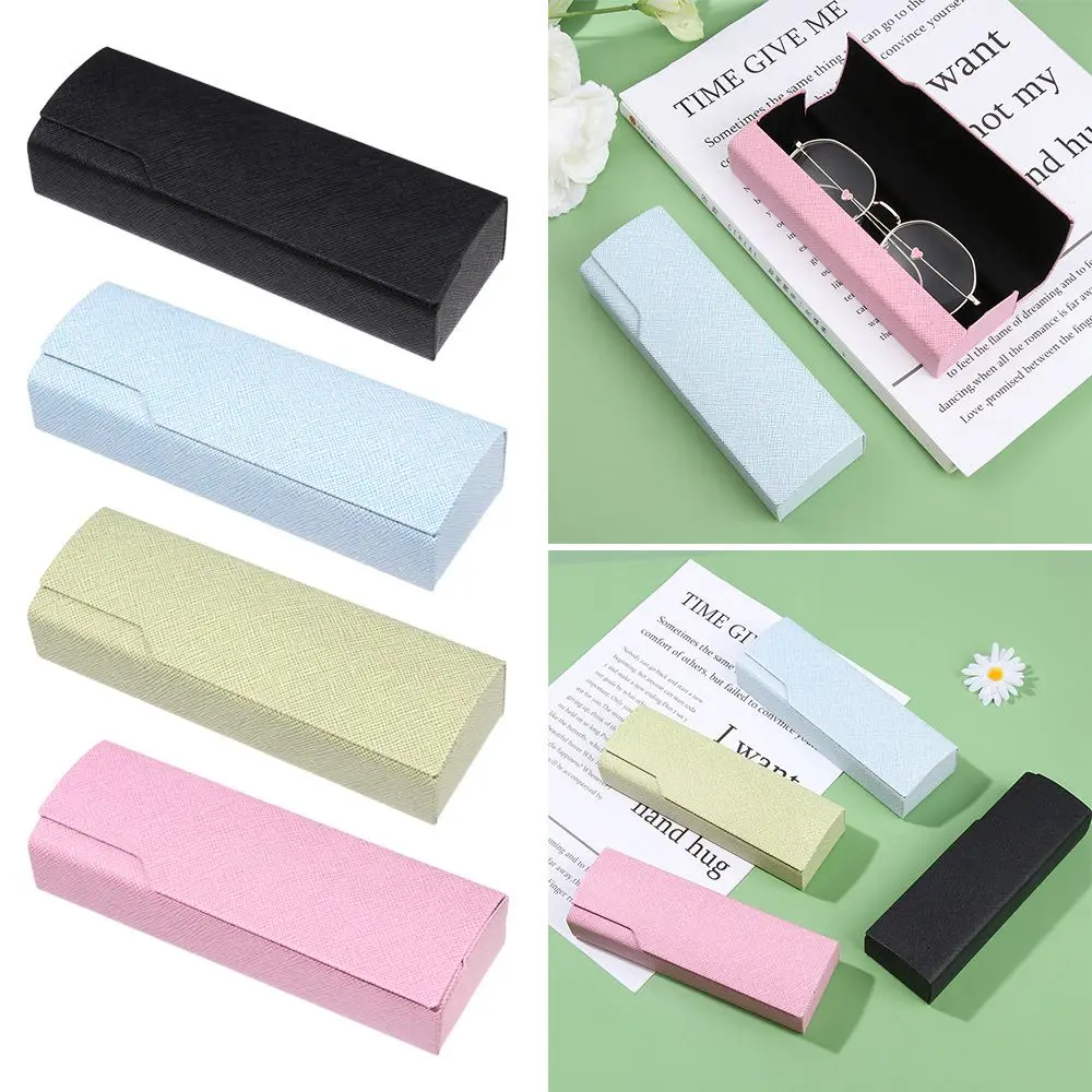 

Модный водонепроницаемый винтажный портативный футляр для очков искусственная кожа