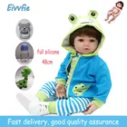 Кукла реборн силиконовая, Реалистичная мягкая кукла для купания, 19 дюймов, недорогой горячая Распродажа подарок на Новый год