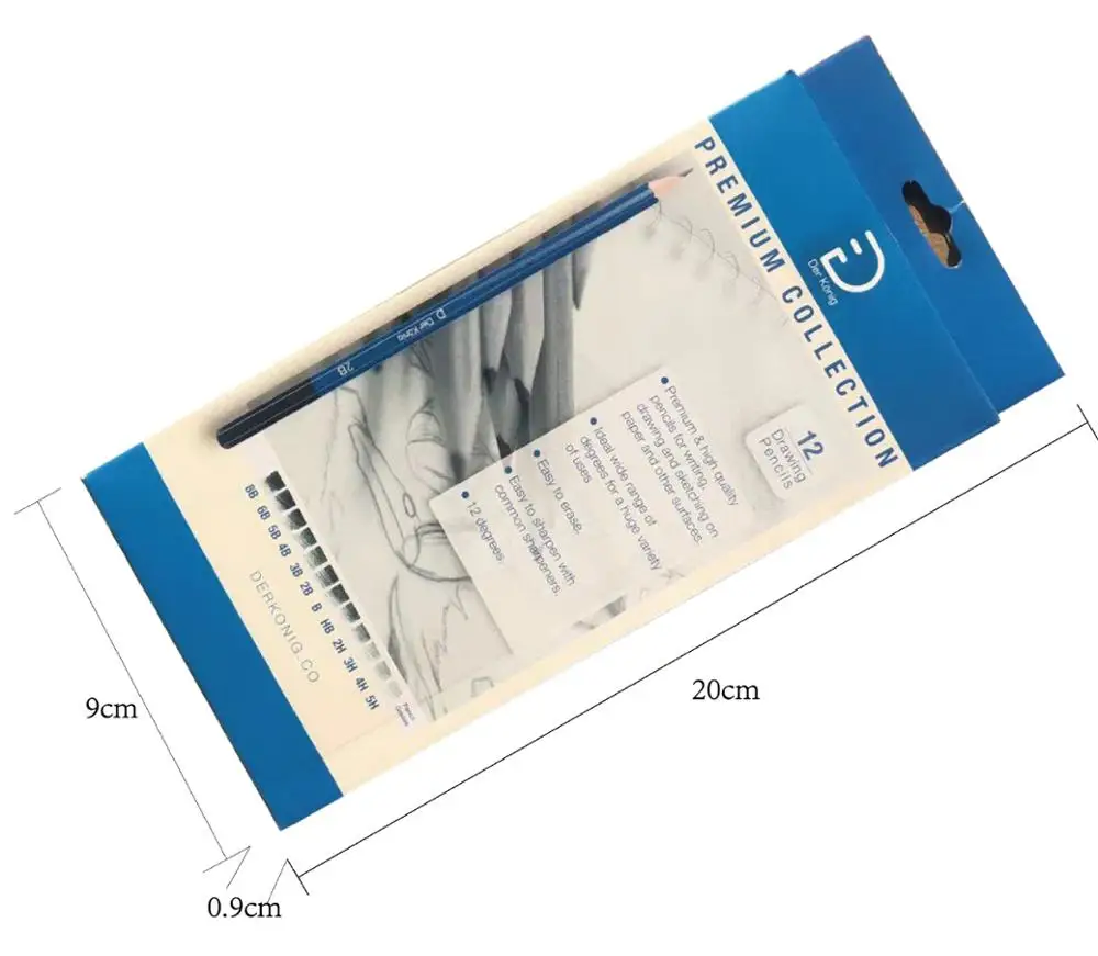 Набор карандашей из 12 предметов для набросков студентов полный набор вводных