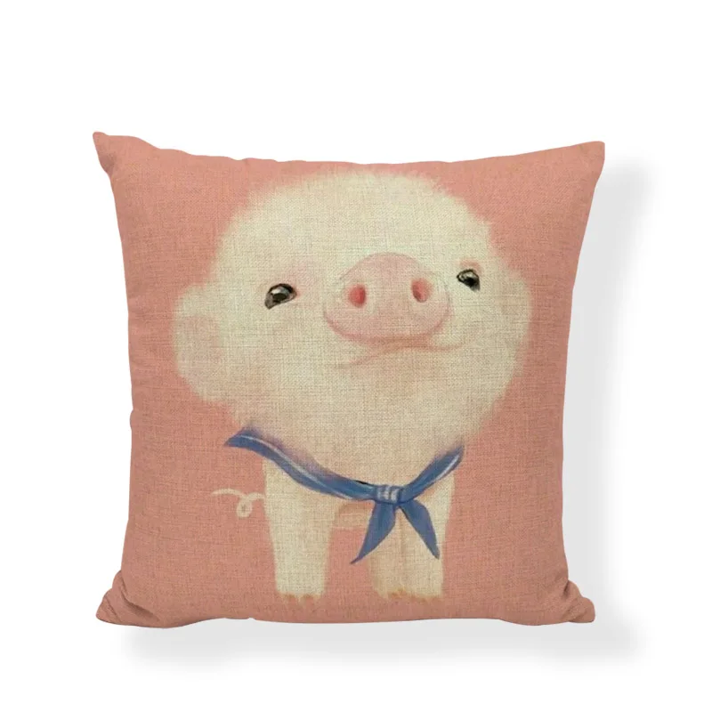 Мультяшные животные богатый Кот Чехол для декоративной подушки украшение дома