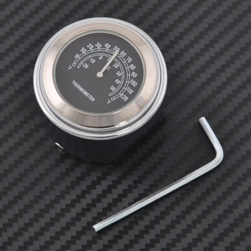 

Часы-термометр на руль мотоцикла, водостойкие, 7/8 дюйма