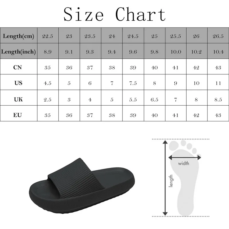 

Thick Sole House Slippers Men Women Non-slip Bathroom Footwear Boys Girls Lovers Flip Flops Summer Beach Sandals