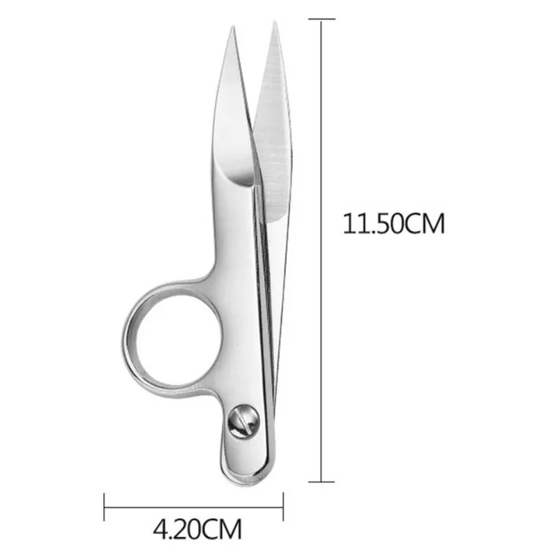 U образные Пружинные ножницы маленькие для вышивки швейные пружинный инструмент