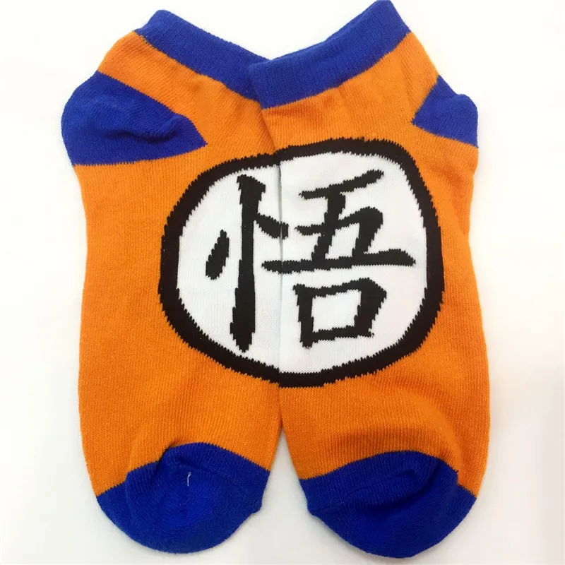 DBZ Son Goku, короткие носки, цветные колготки, плотные, милые, японские, аниме, модные, до лодыжки, Повседневное платье, носки, косплей, подарок 1009