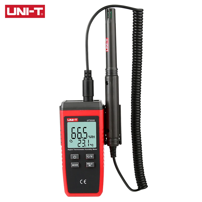 

UNI-T UT333S Mini Temperature Humidity Meter Outdoor Hygrometer Overload Indication Unit Conversion LCD Backlight hygromet