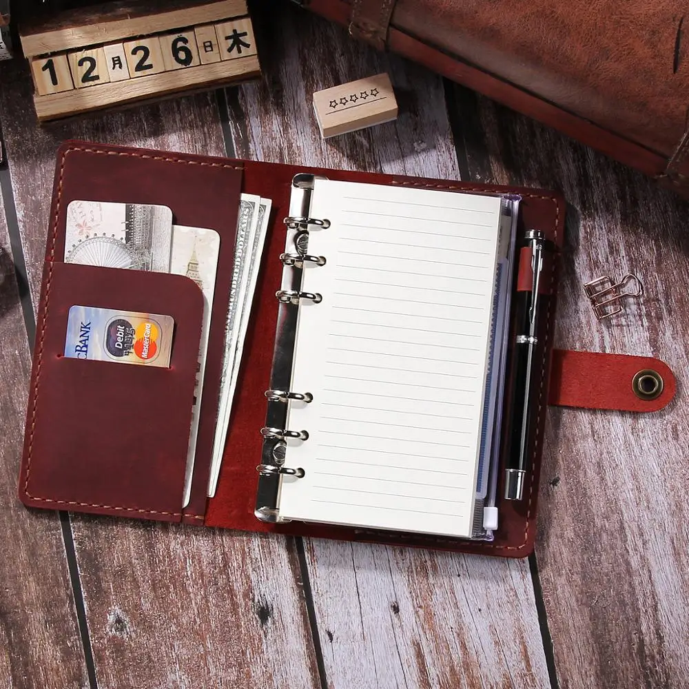 Кожаный блокнот Robrasim SMTA6003 коричневый