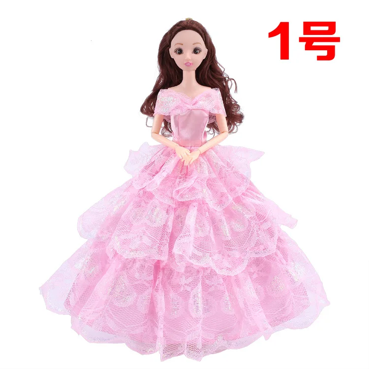 Кукла Одежда Аксессуары для детской куклы 30 см Bjd Кукла одежда свадебное платье ручной работы Принцесса Вечерние платья юбка подарки для девочки DIY игрушка носки для девочек гольфы для девочек куклы лол мешок для об - Цвет: 1