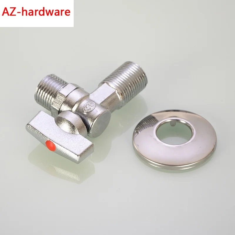 Triangle Valve 1/2IN 3/4IN Copper Ball Core Natural Gas Pipeline Stop Eight-character Large Flow Switch | Обустройство дома