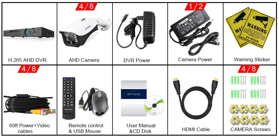 LOXCAM H.265+ 8CH 4K Ultra HD CCTV камера системы 8MP наружная IP66 Камера Безопасности ИК ночного видения камера видеонаблюдения комплект