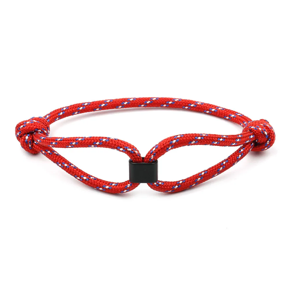 

HOMOD Fashion Bracelet Jewelry Fashion Concentric Bracelet Couples Nylon Rope Chain Paracord Bracelet Male Wrist Bands