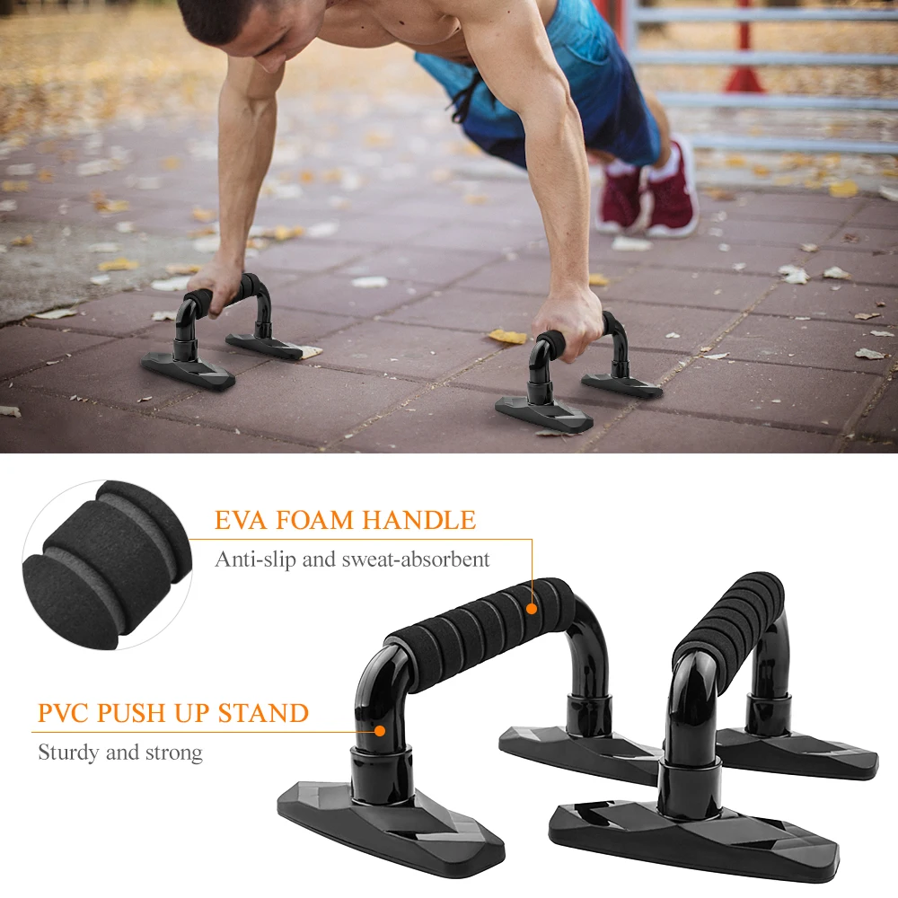 

Fitness Set Push Up Stand Jump Rope Home Workout Equipment Push Up Handle Skipping Rope