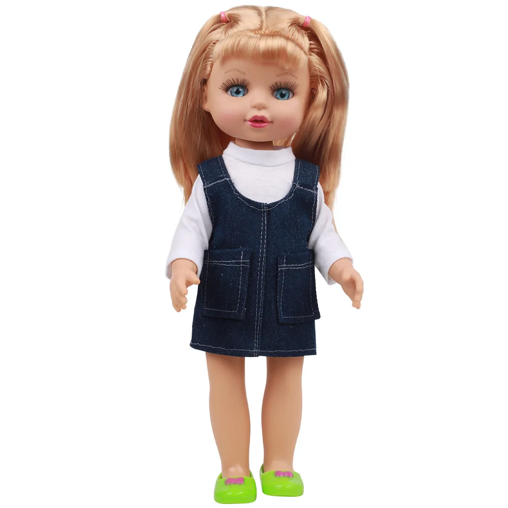 35cm Baby Doll Full Body Vinyl Princess Dolls Reborn Babies Toys Lifelike 14 inch Girl Birthday Gift | Игрушки и хобби