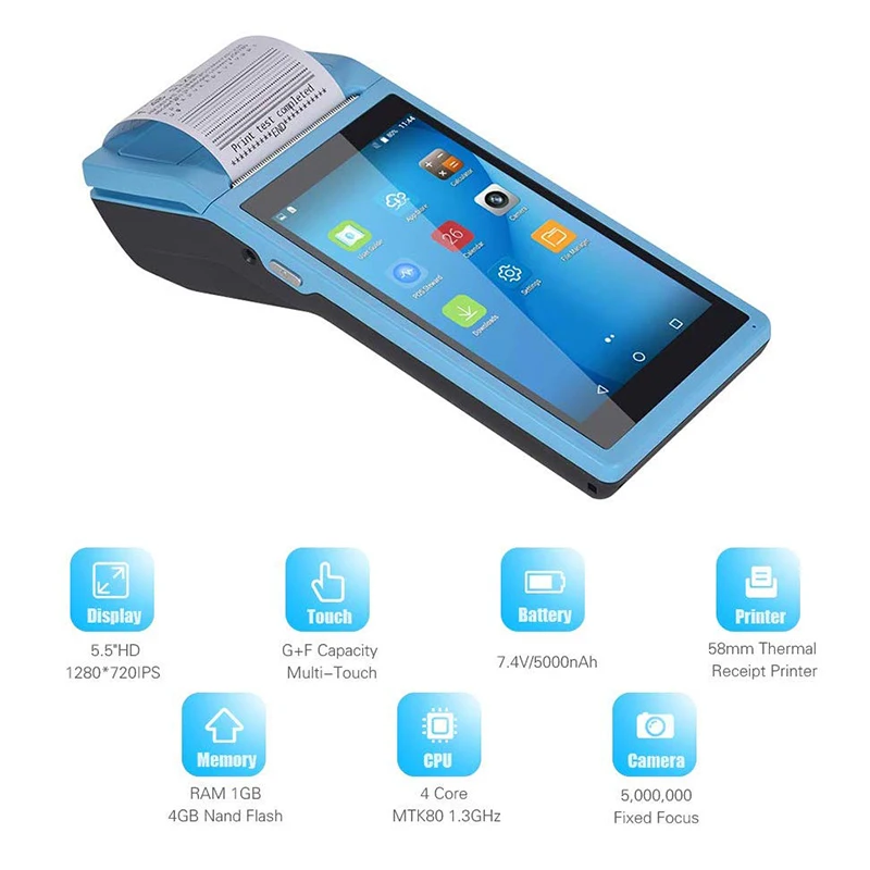 POS терминал NETUM для Android портативный КПК Bluetooth Wi Fi 3G NFC|Принтеры| |