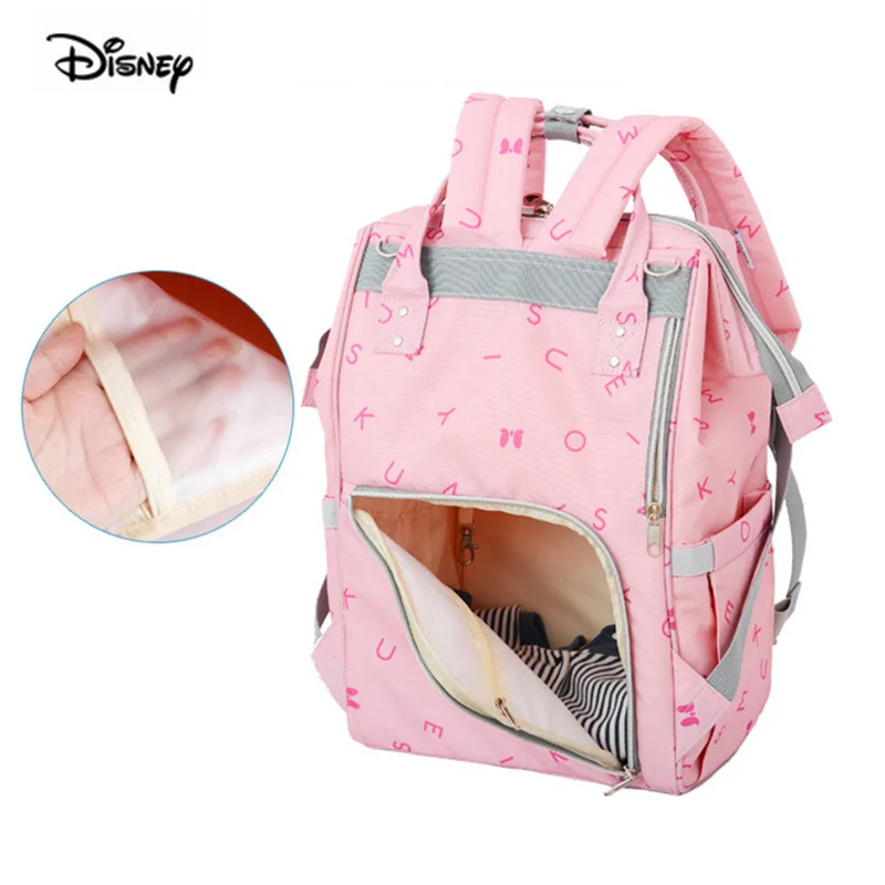 Disney Orignal Brand Maternal Bag For Nappies Fashion Large Capacity Multifunction Baby Mom Diaper Backpack Travel | Мать и ребенок