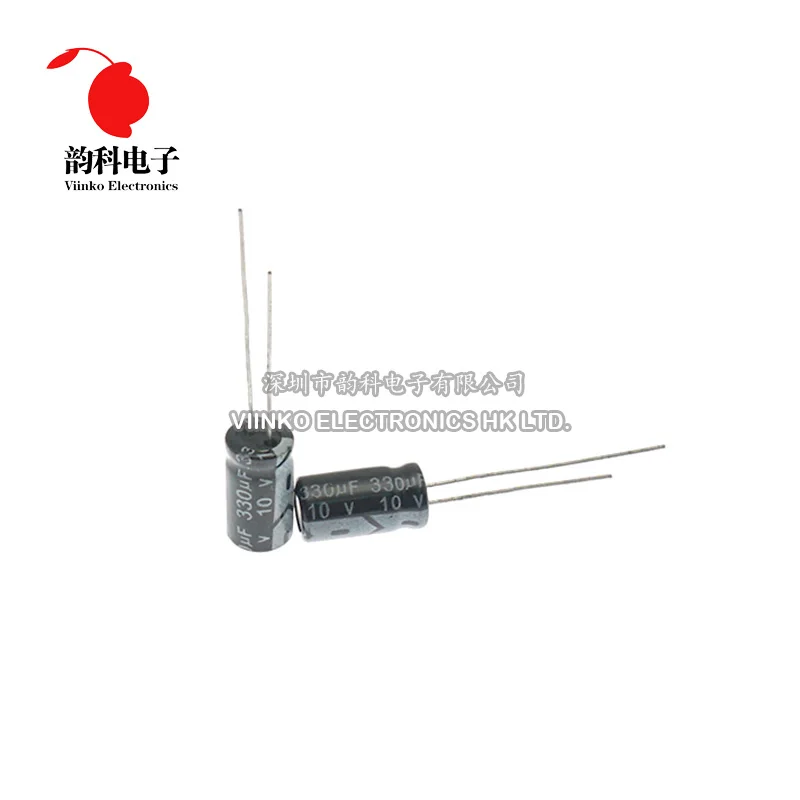 

1000pcs 10V 330UF 6*7mm Aluminum Electrolytic Capacitor 6X7mm