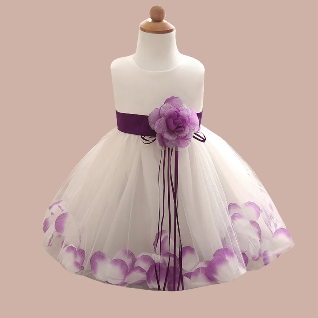Flower Girl Dress Wedding Princess Tulle Birthday Party Ceremonies Lace Kids Dresses Children Clothes Baby For | Детская одежда и