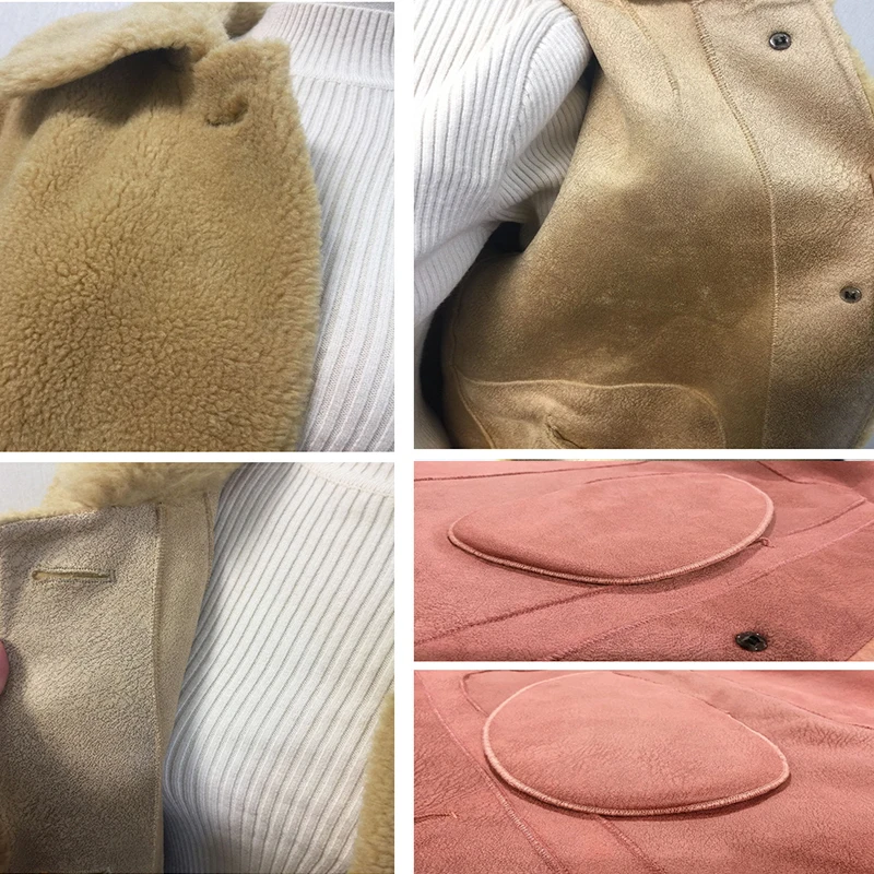 Женское длинное кашемировое меховое пальто стильная теплая кашемировая куртка с