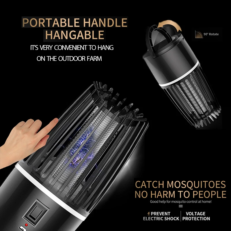 Противомоскитная лампа Перезаряжаемые умное usb устройство для комаров убийца