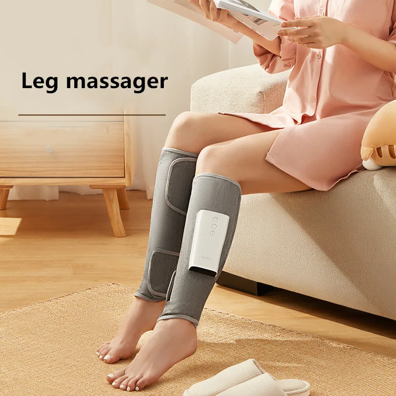 Wireless Air Compression Leg Massager Rechargeable Hot Compress Completely Wrapped Relieve Muscle Fatigue Massage Relaxation