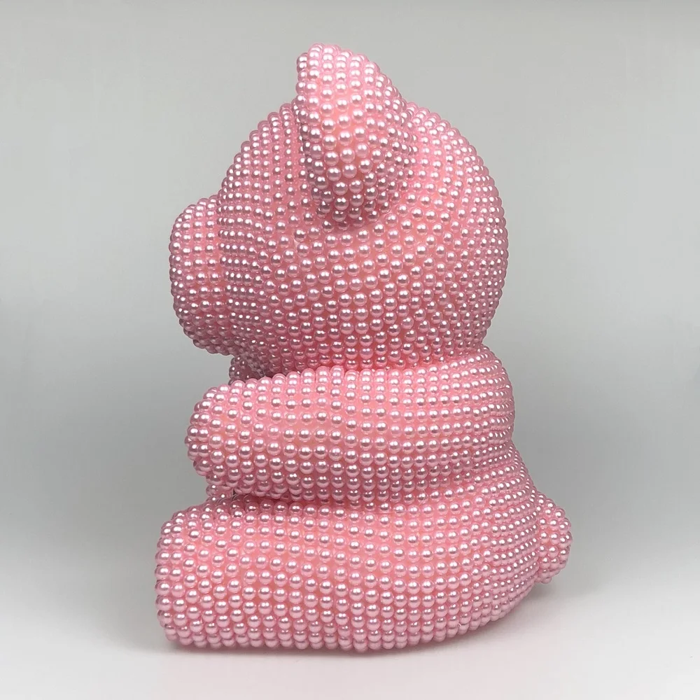 Лидер продаж 40 см свадебные сувениры жемчужный Мишка милый искусственный цветок