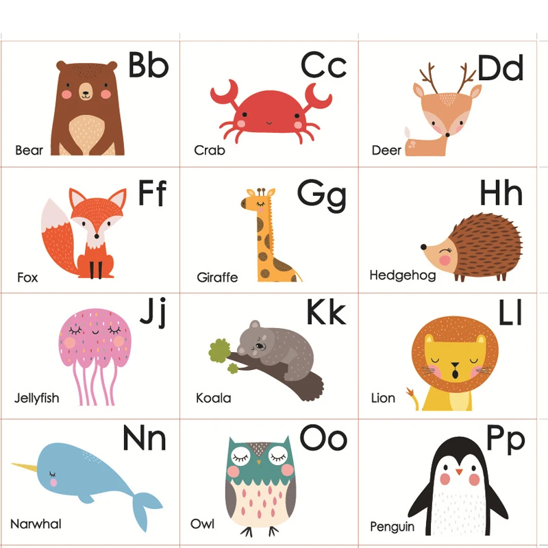 

Пластиковые водонепроницаемые карты-пазлы для обучения, 26 шт.