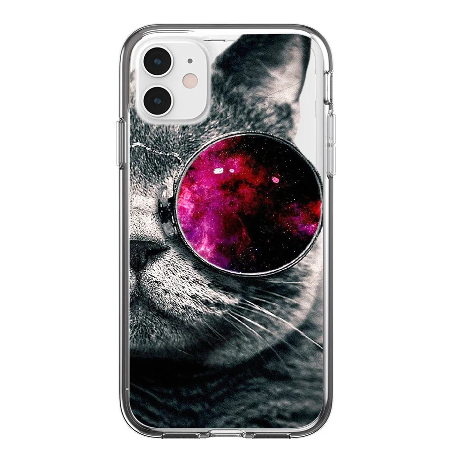 Милый мультяшный Новый чехол для iPhone 6 6s 7 8 Plus x xs xr max 11pro SE2 силиконовый мягкий ТПУ