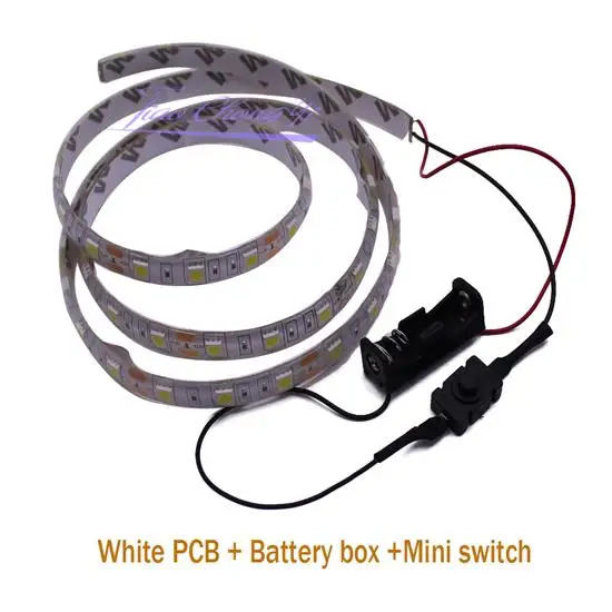 

Батарейная светодиодная лента TiaoChongYi I65 12В 5050 одноцветная 0,5 метра