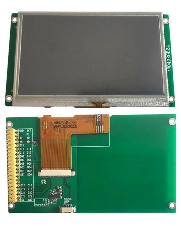 Цветной сенсорный экран IPS 4 3 дюйма 262K 40PIN TFT LCD с адаптером платы ST7282 Привод IC 480*272