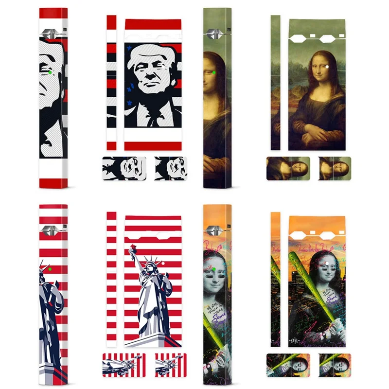 

High Quality Fashion Funny Electronic Cigarette Stickers For JUUL