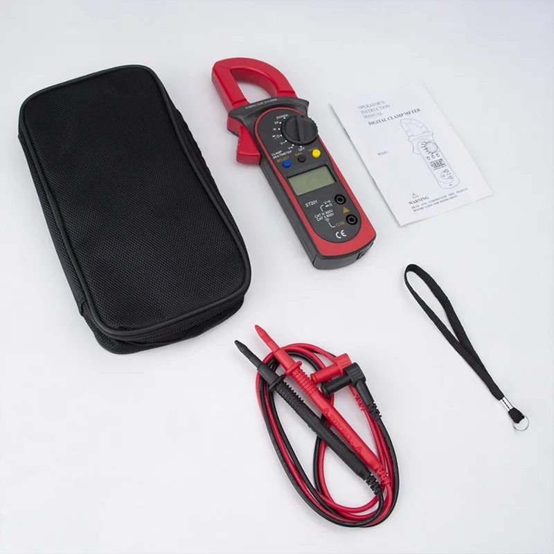 

1PCs Digital Multimeter Clamp Ammeter Transistor Tester Capacitor Tester Automotive Voltage Tester