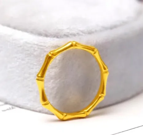 

18k gold rings real gold rings 18k yellow gold wedding rins for women finger ring