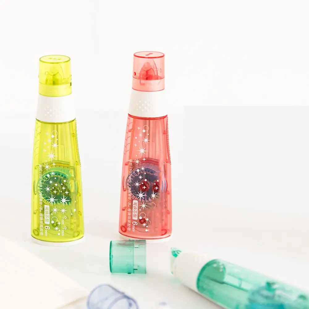 1 шт. 6 мм * 8 м Двусторонняя Клейкая Бумажная лента для скрапбукинга украшения