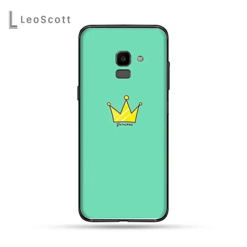 

Crown and queen Phone Case For Samsung Galaxy J2 J4 J5 J6 J7 J8 2016 2017 2018 Prime Pro plus Neo duo