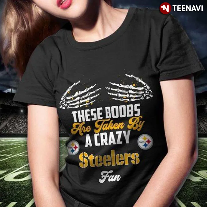 Эти груди сняты с футболки Crazy Steelers Fan|Мужские футболки| |