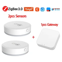 tuya zigbee smart temperature and humidity sensor work with zigbee gateway hub via alexa google home smartlifetuya app control