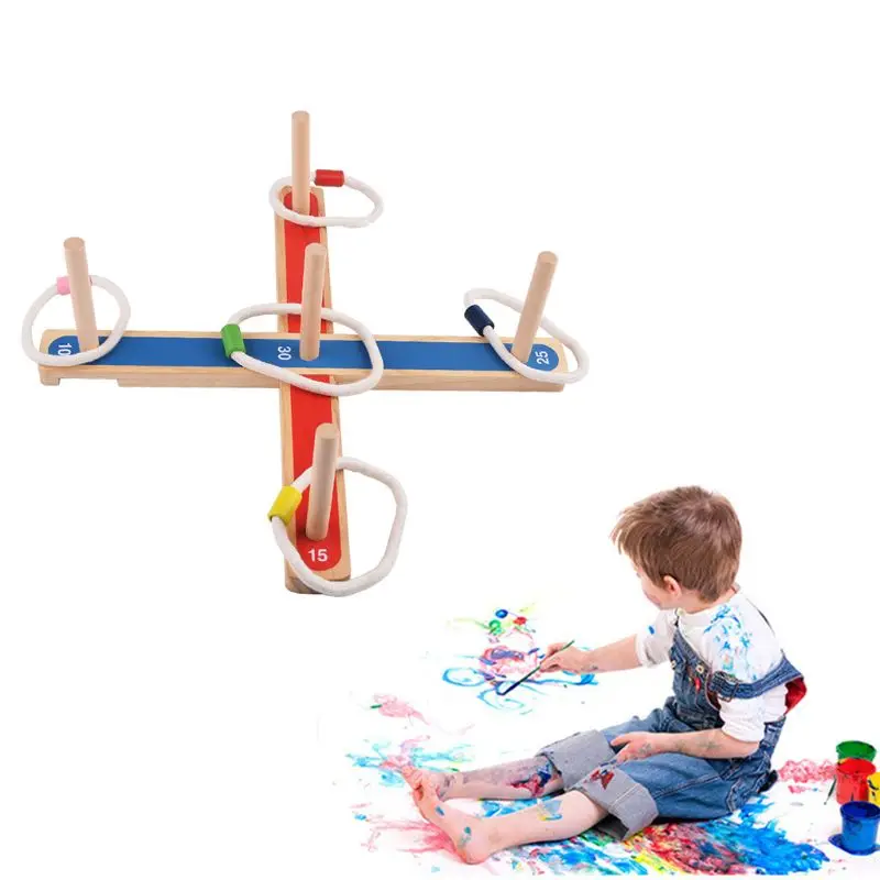 

Gadgets GARDEN/OUTDOOR ROPE WOODEN PEGS THROWING GAME Family Pegs And Rope Game XX9E