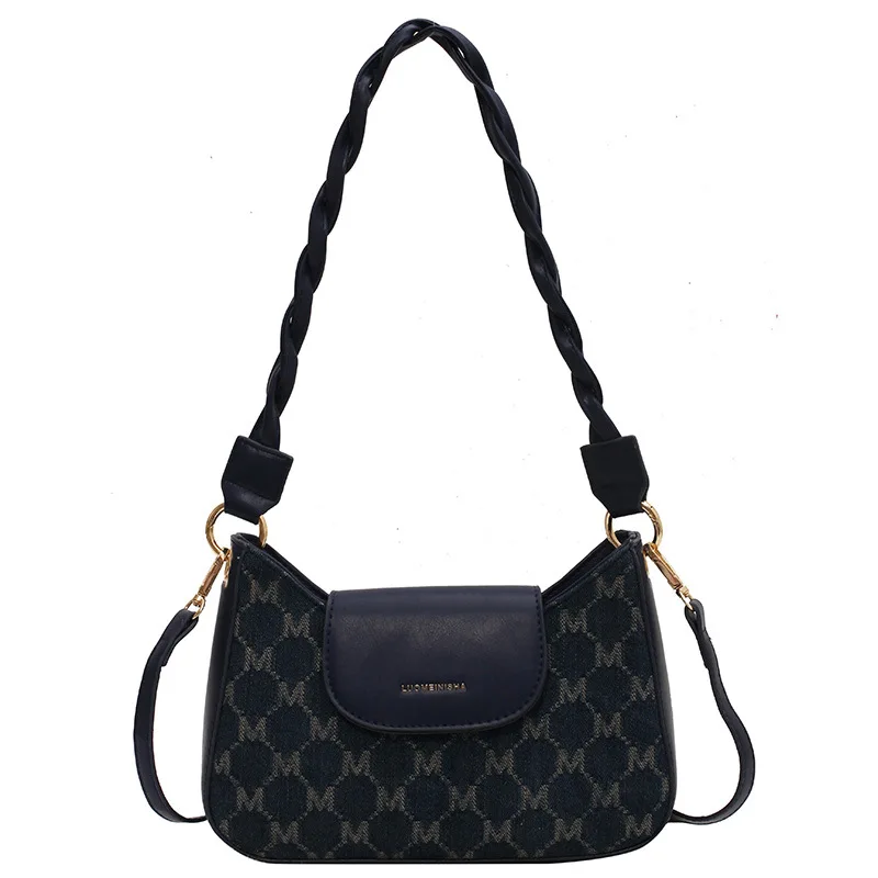 

Retro Letter PU Leather Small Crossbody Bags for Women 2021 Travel Simple Shoulder Purses and Handbag Ladies Cross Body