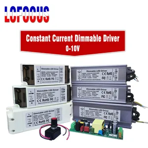 Драйвер для светодиодных ламп с регулируемой яркостью, трансформатор питания для светильник с затемнением, 0-10 В, 1 Вт, 3 Вт, 5 Вт, 10 Вт, 20 Вт, 30 Вт, 50 Вт, 100 Вт, 150 Вт, 200 Вт, 300 Вт