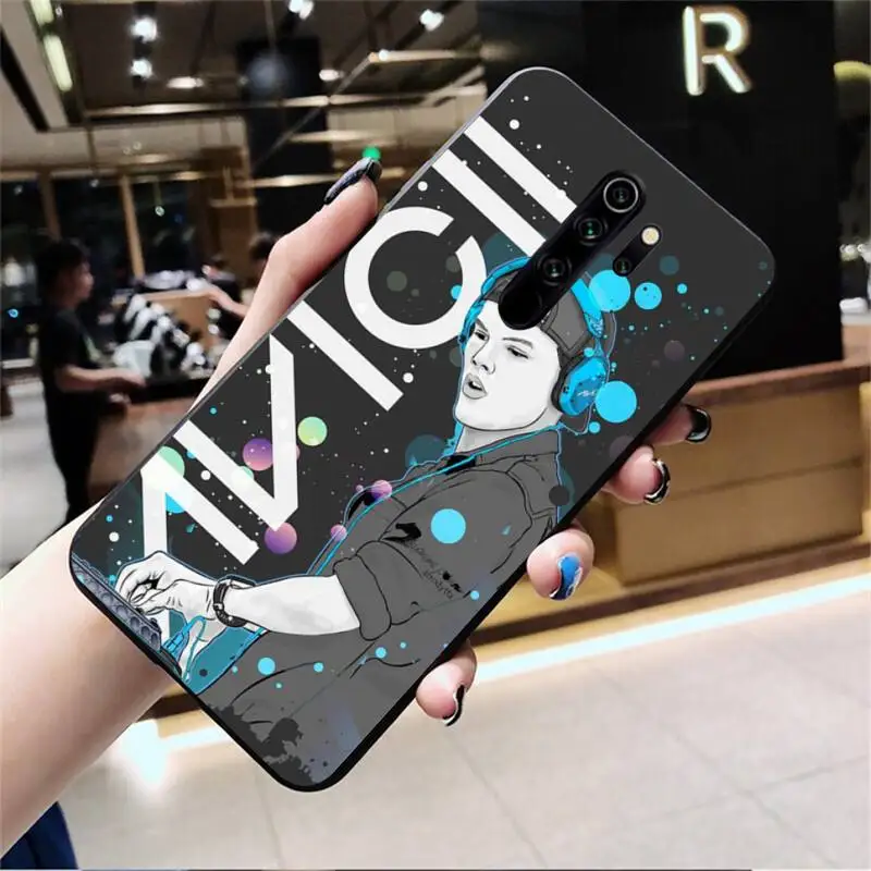 Avicii DJ Тим Bergling черный чехол для телефона Корпус Redmi Note 9 8 8T 8A 7 6 6A экшн-камеры Go Pro Max