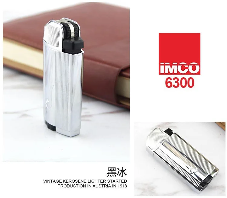 IMCO 6300 газовые надувные трубы зажигалка; трубы машины Ретро Мужские Медные зажигалки