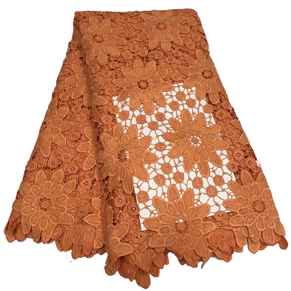 

Pure white new Fashion cupion lace with stones classic Mesh lace for daily dress African soft neat cord lace high quality