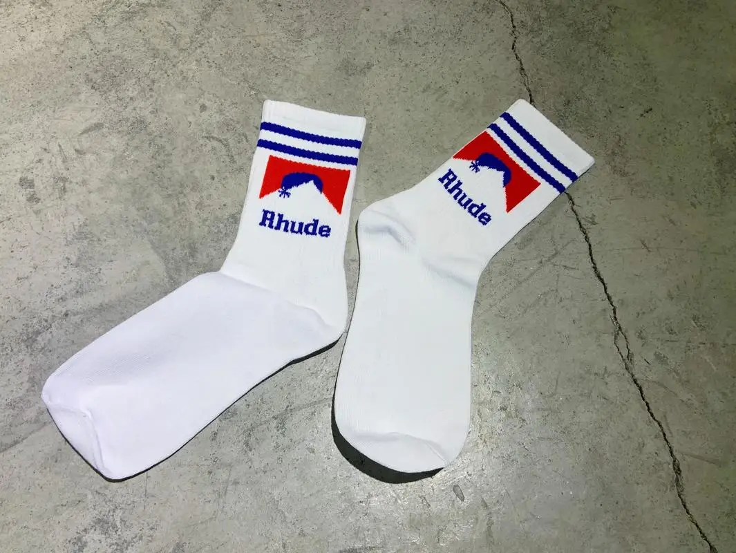 19ss ревеневые носки ранние женские и мужские подарочные Kanye Запад ревеня | Мужская