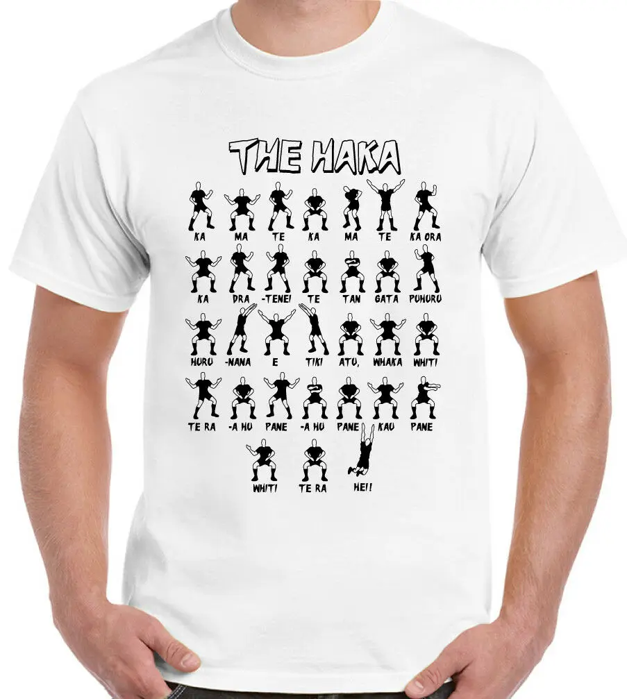 The Haka Новая Зеландия Мужская смешная футболка для регби Hakka унисекс