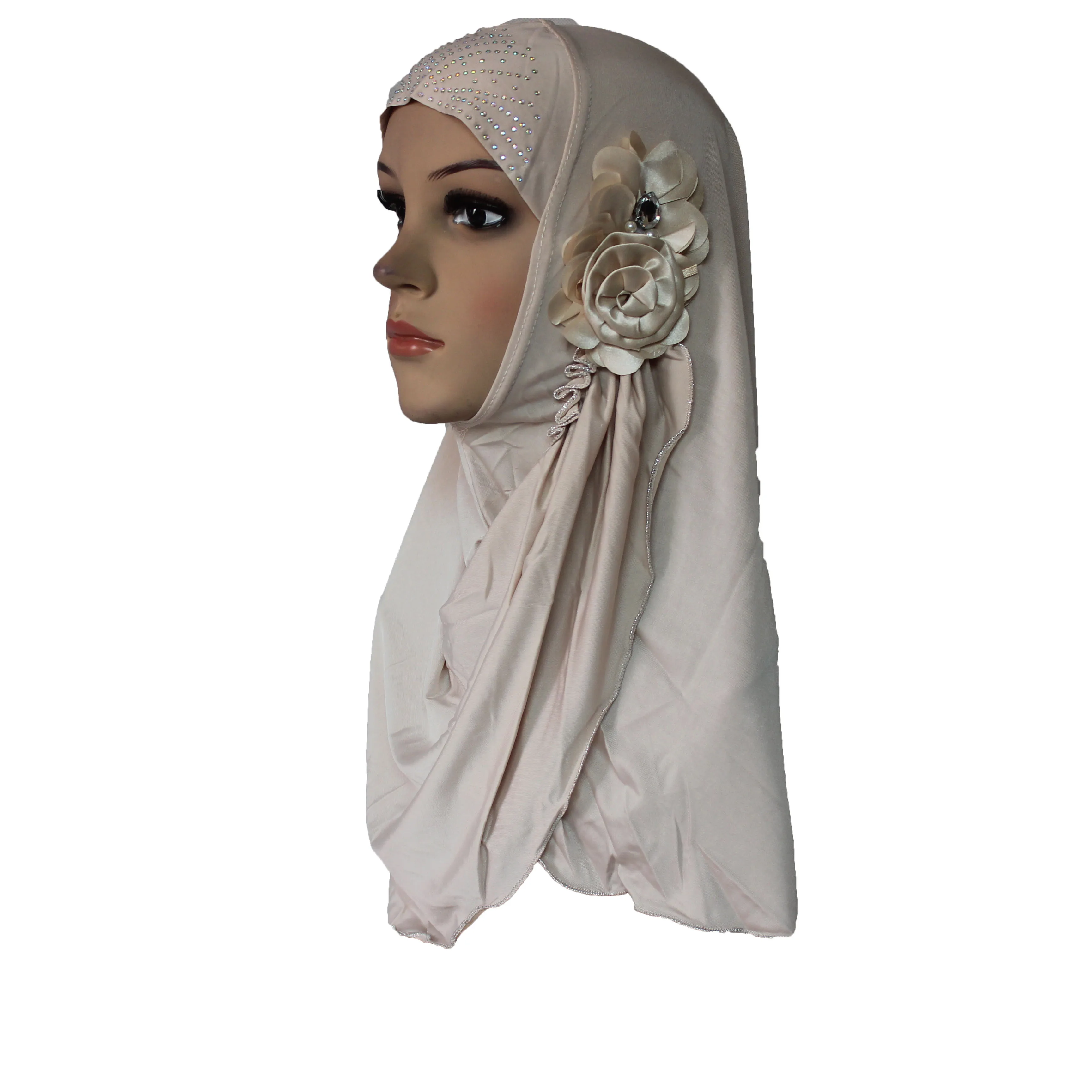 Мусульманский хиджаб мусульманский шарф Амира красивый шарфик с пластиковым