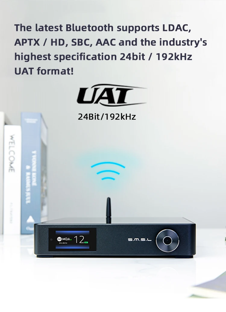 SMSL M400 MQA DAC AK4499 полный сбалансированный aptX HD Bluetooth5.0 DSD декодер|Цифро-аналоговые