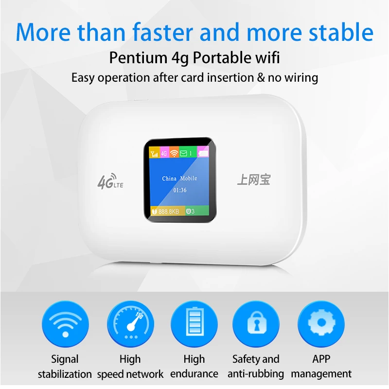 Wi Fi роутер TIANJIE разблокированный LTE 150 Мбит/с слот для SIM карты|Беспроводные