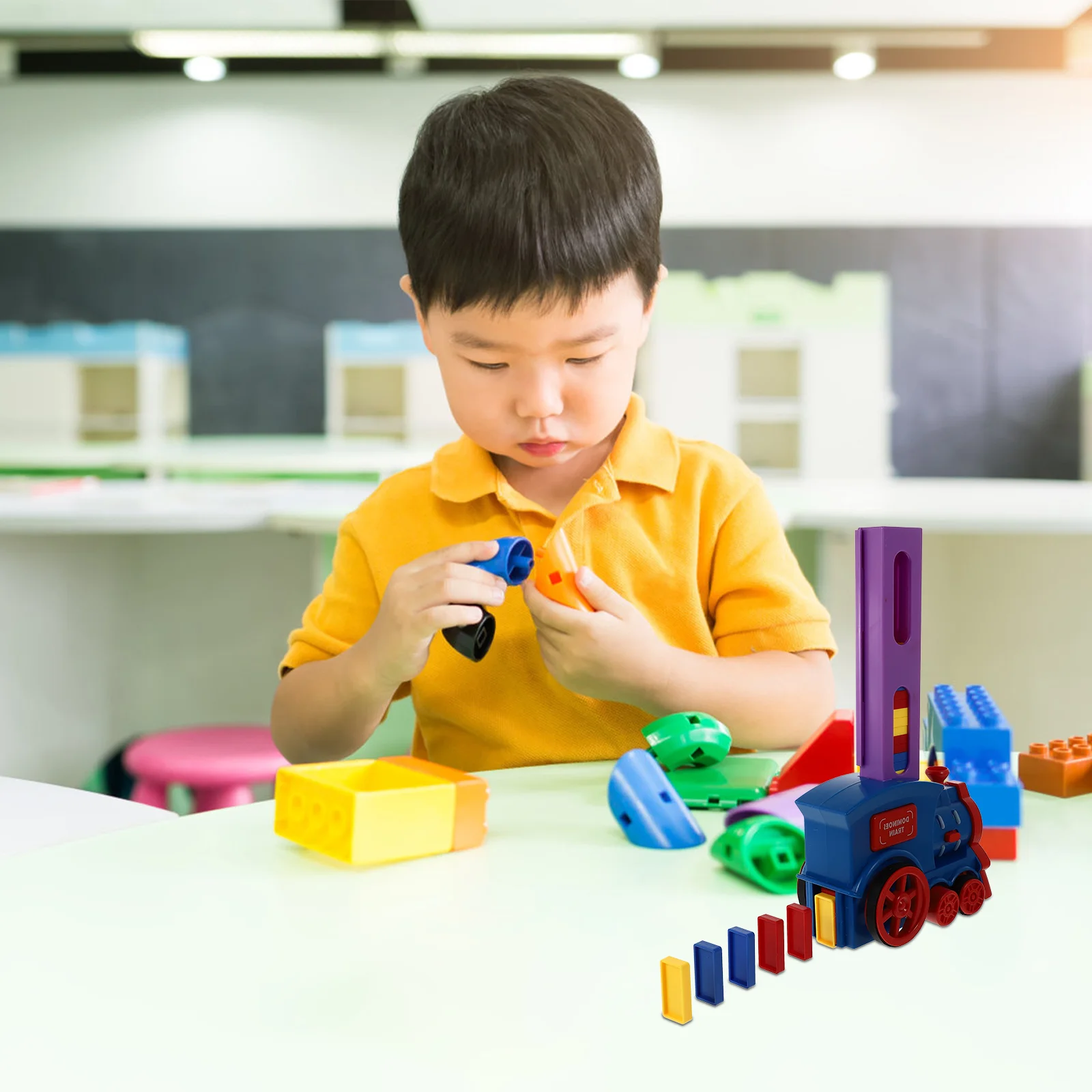 1 Set of Interesting Domino Playthings Educational Plaything Train | Игрушки и хобби