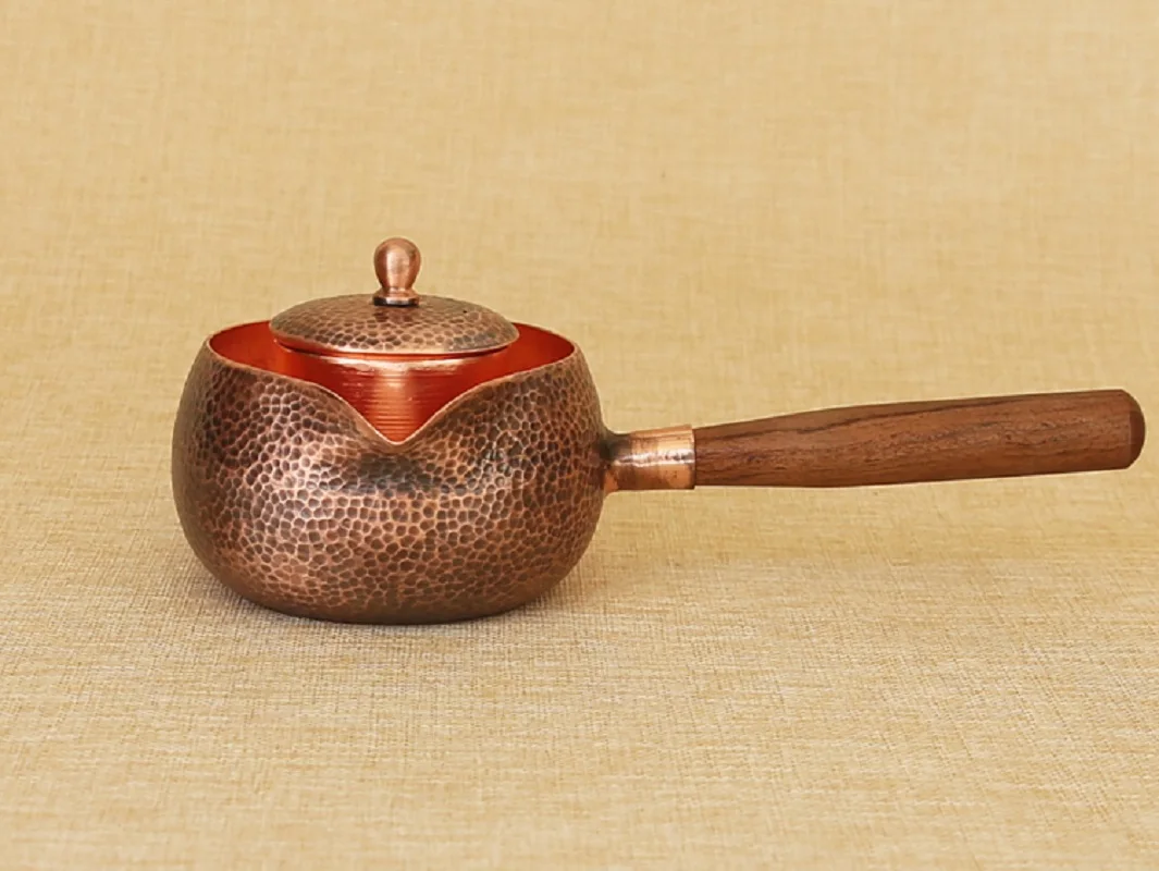 Чайник из чистой меди чашка с сердечником чайник для кипячения воды ручная