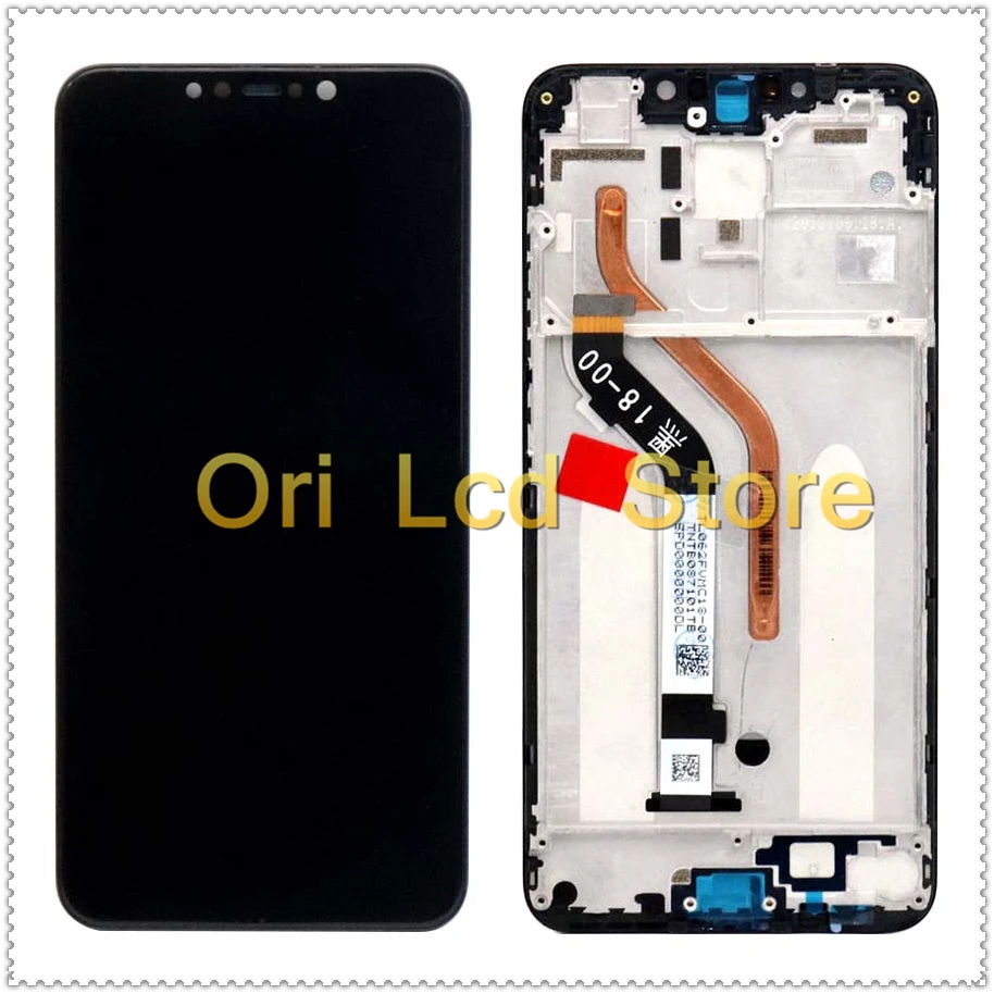 Оригинальный ЖК-дисплей + рамка для Xiaomi Pocophone F1 сенсорный экран с рамкой POCO