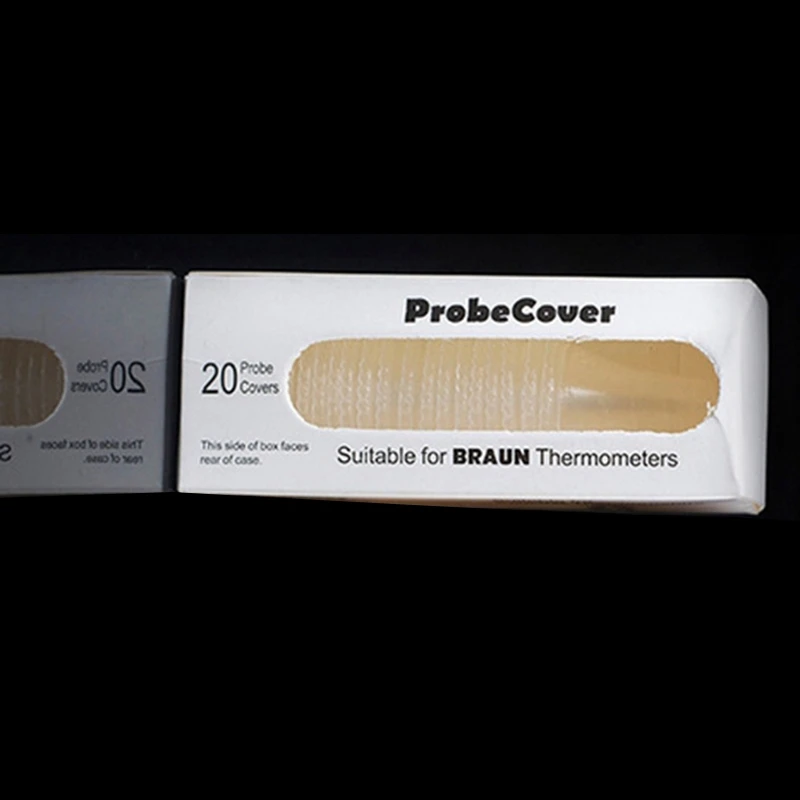 

20 Pcs Ear Thermometer Replacement Lens Filters Probe Cover for Braun